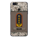 Personalized German Airforce Soldier/Veterans Camo Phone Case Printed 22JUL-DT20