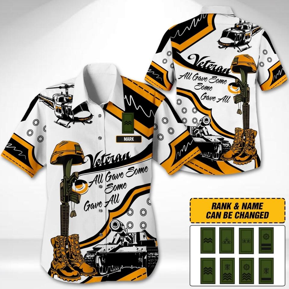 Personalized Irish Veterans Hawaii Shirt Printed 22JUL-HQ20