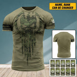 Personalized Canadian Veteran/ Solider Tshirt 3D Printed QTDT2106