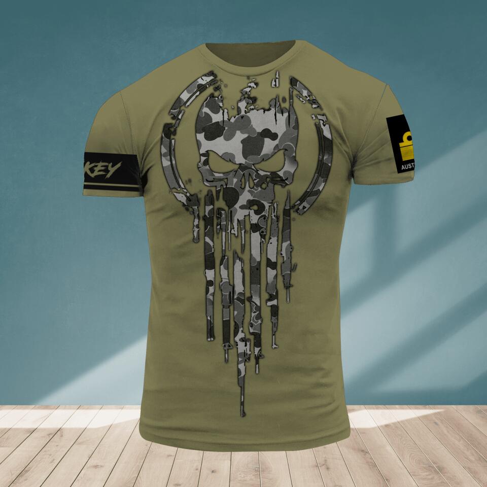 Personalized Australian Navy Veteran/ Solider Tshirt 3D Printed QTDT2106