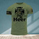 Personalized German Veteran/ Solider Heer Tshirt 3D Printed QTDT2106