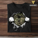 Personalized Slovenian Army/Soldier Tshirt Printed 22JUL-HC21