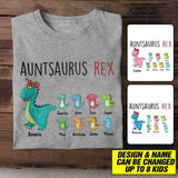 Personalized Auntsaurus Rex Tshirt Printed 22JUL-HC21