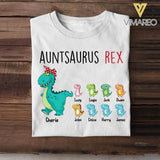 Personalized Auntsaurus Rex Tshirt Printed 22JUL-HC21