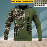 Personalized French Soldier Hoodie 3D Printed 22JUL-HQ21