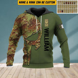 Personalized Italian Soldier Hoodie 3D Printed 22JUL-HQ21