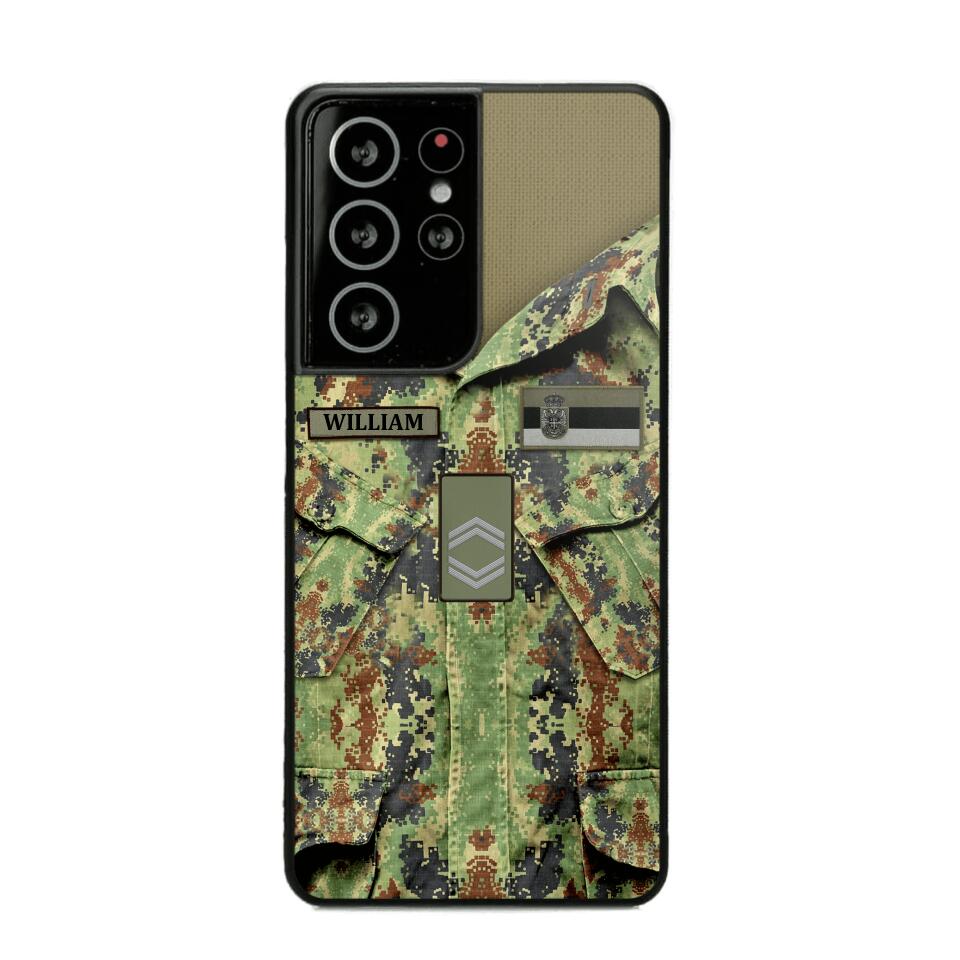 Personalized Serbian Soldier Phone Case Printed 22JUL-HQ21