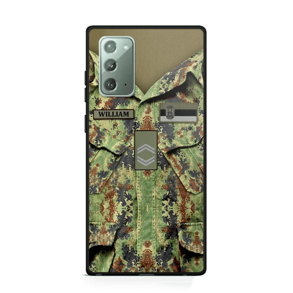 Personalized Serbian Soldier Phone Case Printed 22JUL-HQ21