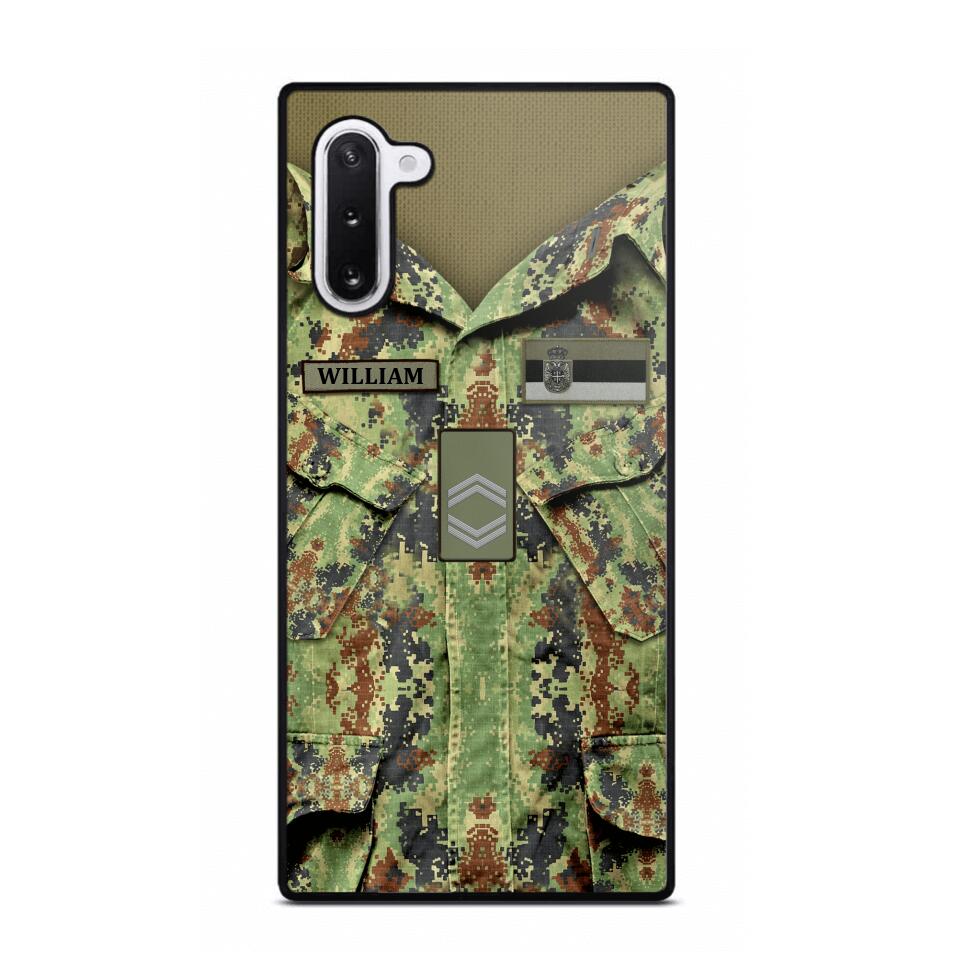 Personalized Serbian Soldier Phone Case Printed 22JUL-HQ21