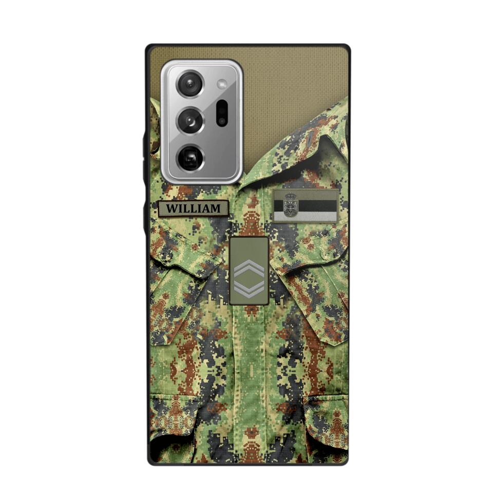 Personalized Serbian Soldier Phone Case Printed 22JUL-HQ21