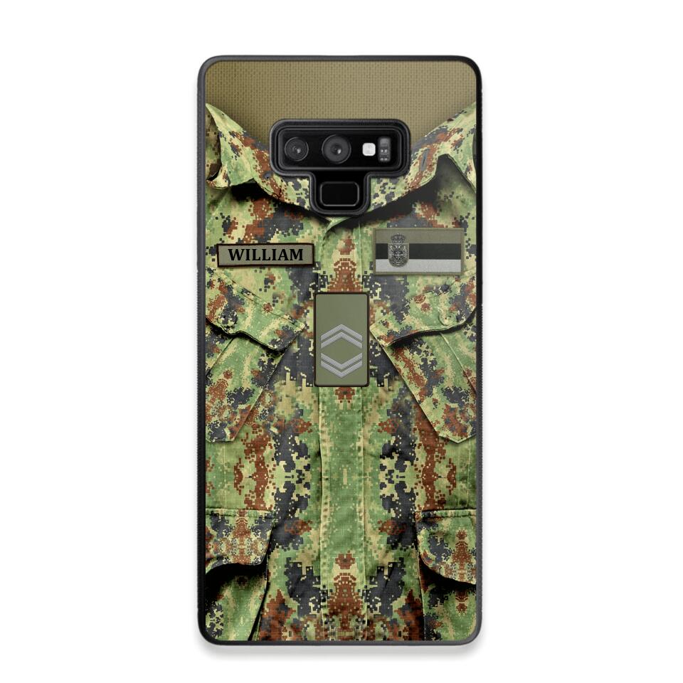 Personalized Serbian Soldier Phone Case Printed 22JUL-HQ21