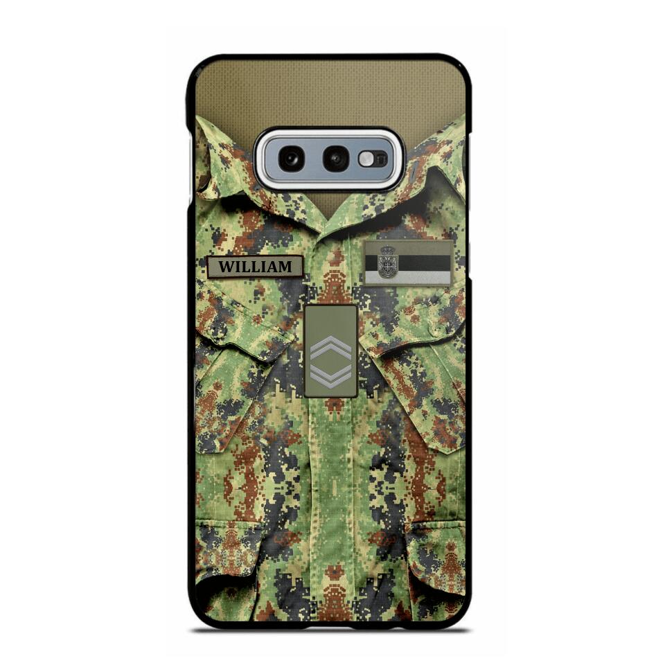 Personalized Serbian Soldier Phone Case Printed 22JUL-HQ21