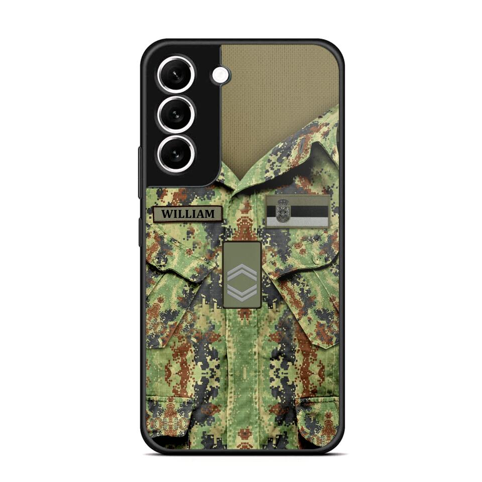 Personalized Serbian Soldier Phone Case Printed 22JUL-HQ21