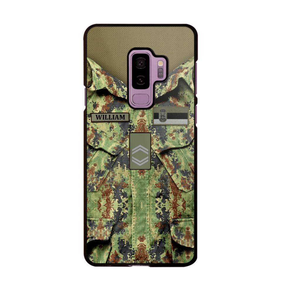 Personalized Serbian Soldier Phone Case Printed 22JUL-HQ21