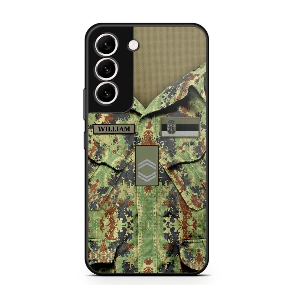 Personalized Serbian Soldier Phone Case Printed 22JUL-HQ21