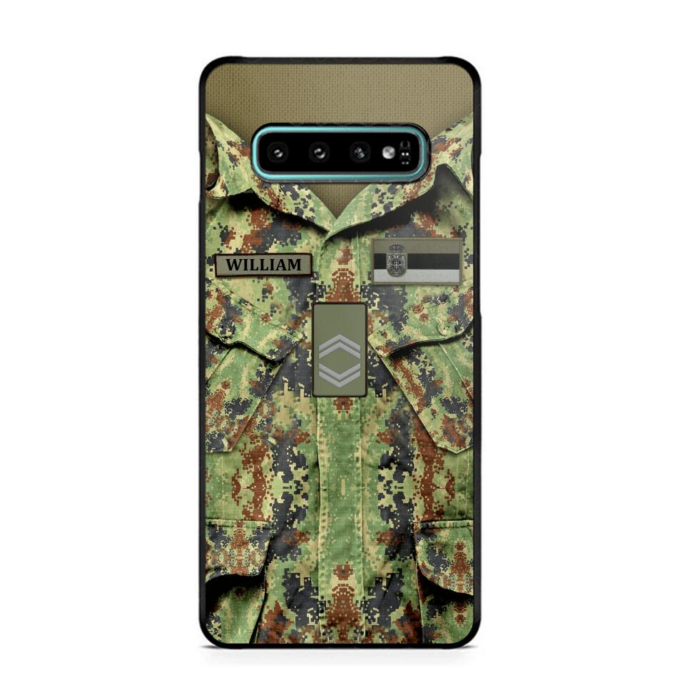 Personalized Serbian Soldier Phone Case Printed 22JUL-HQ21