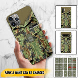 Personalized Serbian Soldier Phone Case Printed 22JUL-HQ21