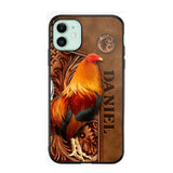 Personalized Roosters Lover Phone Case Leather Printed 22JUL-DT22