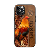 Personalized Roosters Lover Phone Case Leather Printed 22JUL-DT22