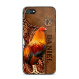 Personalized Roosters Lover Phone Case Leather Printed 22JUL-DT22