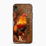 Personalized Roosters Lover Phone Case Leather Printed 22JUL-DT22
