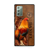 Personalized Roosters Lover Phone Case Leather Printed 22JUL-DT22