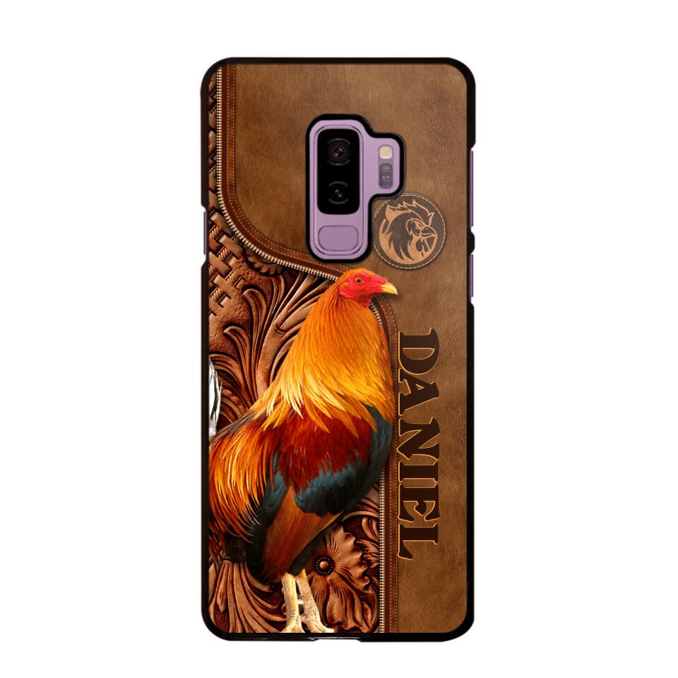 Personalized Roosters Lover Phone Case Leather Printed 22JUL-DT22