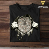 Personalized Latvian Army/Soldier Tshirt Printed 22JUL-HQ22