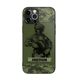 Personalized Canadian Soldier Camo Phone Case Printed 22JUL-HC23