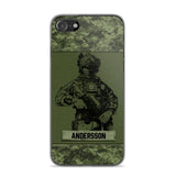 Personalized Canadian Soldier Camo Phone Case Printed 22JUL-HC23