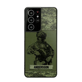 Personalized Canadian Soldier Camo Phone Case Printed 22JUL-HC23