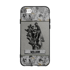 Personalized Arborist Camo Phone Case Printed 22JUL-HQ23