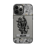 Personalized Arborist Camo Phone Case Printed 22JUL-HQ23