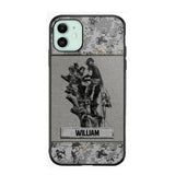 Personalized Arborist Camo Phone Case Printed 22JUL-HQ23