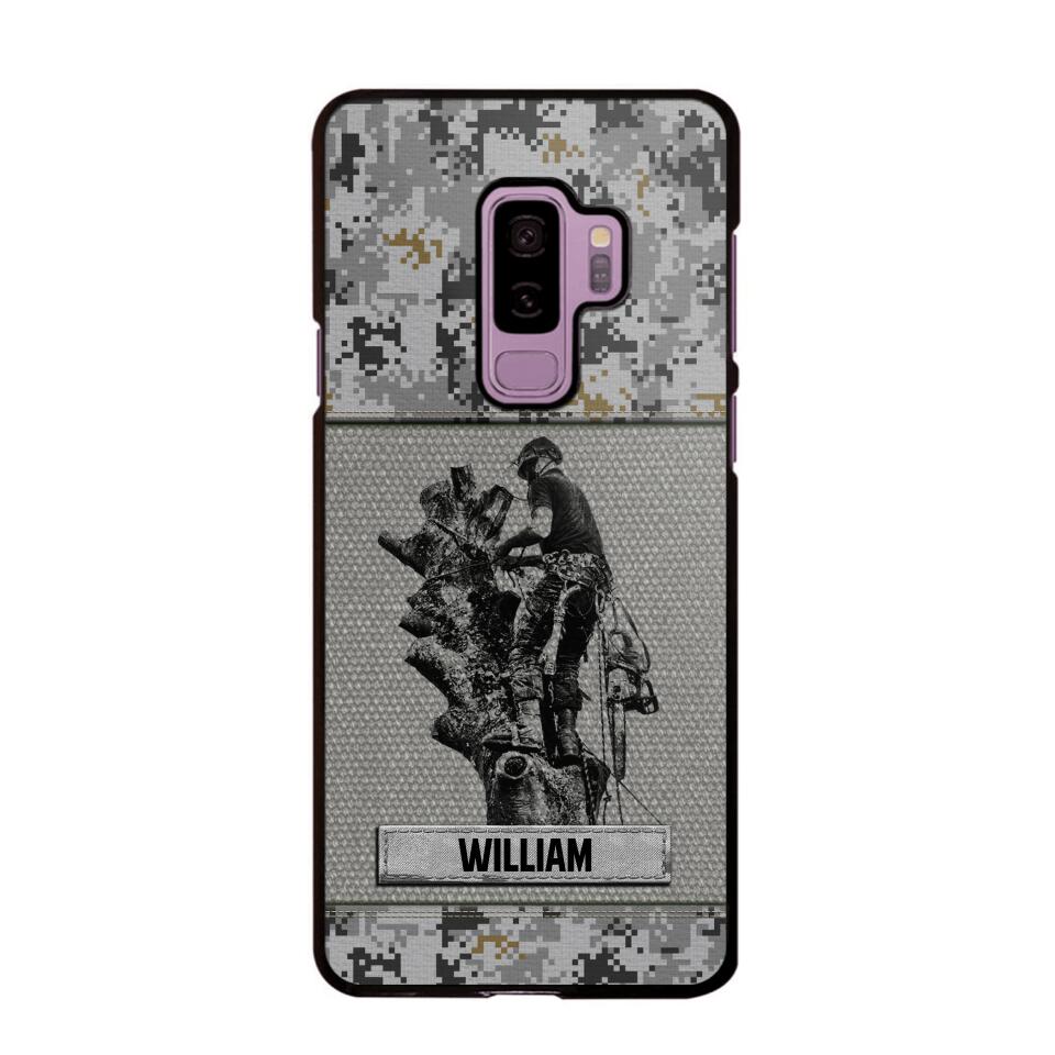 Personalized Arborist Camo Phone Case Printed 22JUL-HQ23