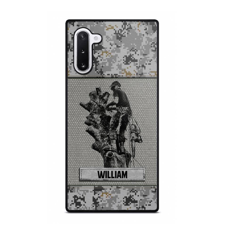 Personalized Arborist Camo Phone Case Printed 22JUL-HQ23
