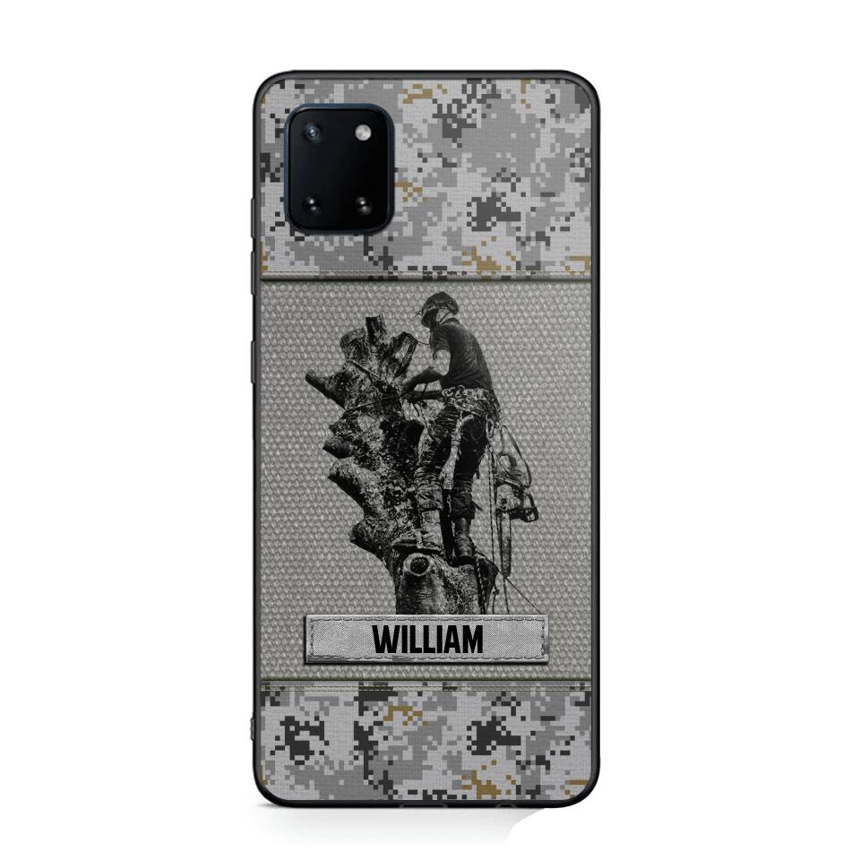 Personalized Arborist Camo Phone Case Printed 22JUL-HQ23