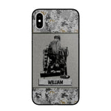 Personalized Ironworker Camo Phone Case Printed 22JUL-HQ23