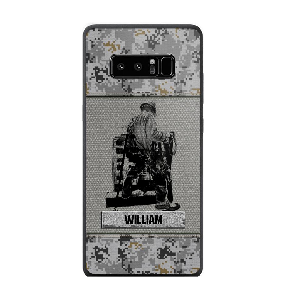 Personalized Ironworker Camo Phone Case Printed 22JUL-HQ23