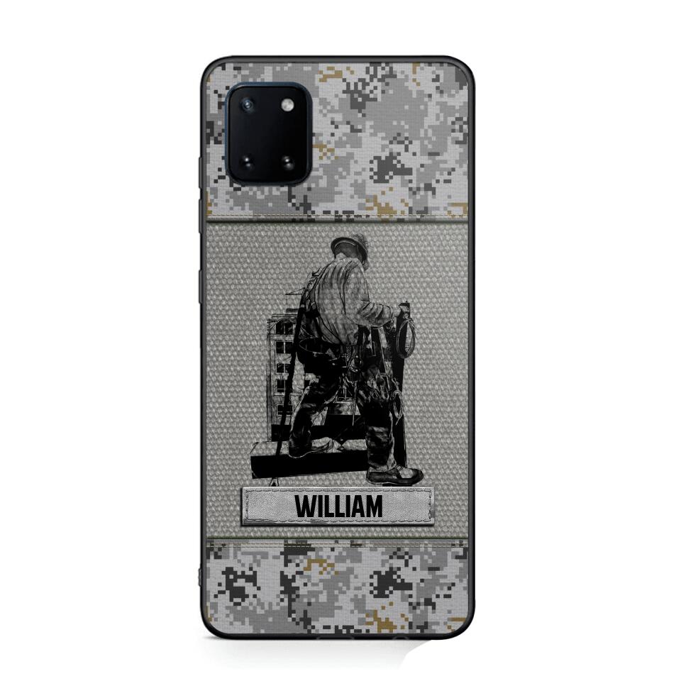 Personalized Ironworker Camo Phone Case Printed 22JUL-HQ23