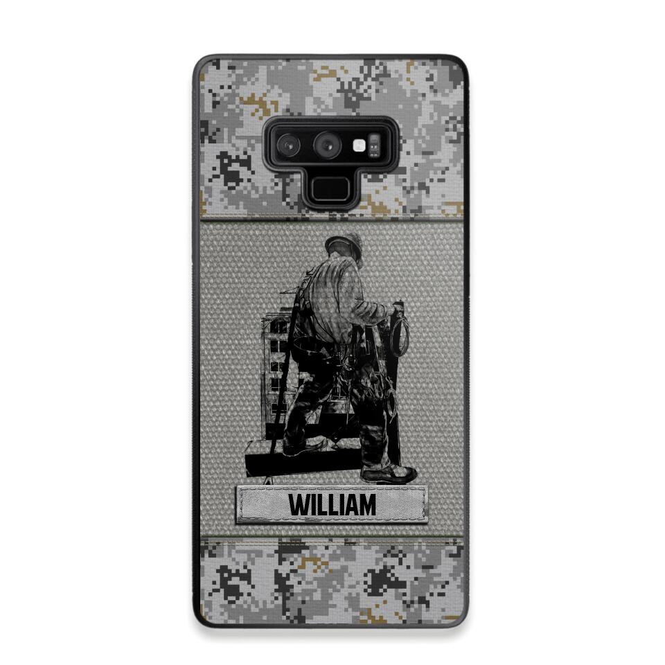 Personalized Ironworker Camo Phone Case Printed 22JUL-HQ23