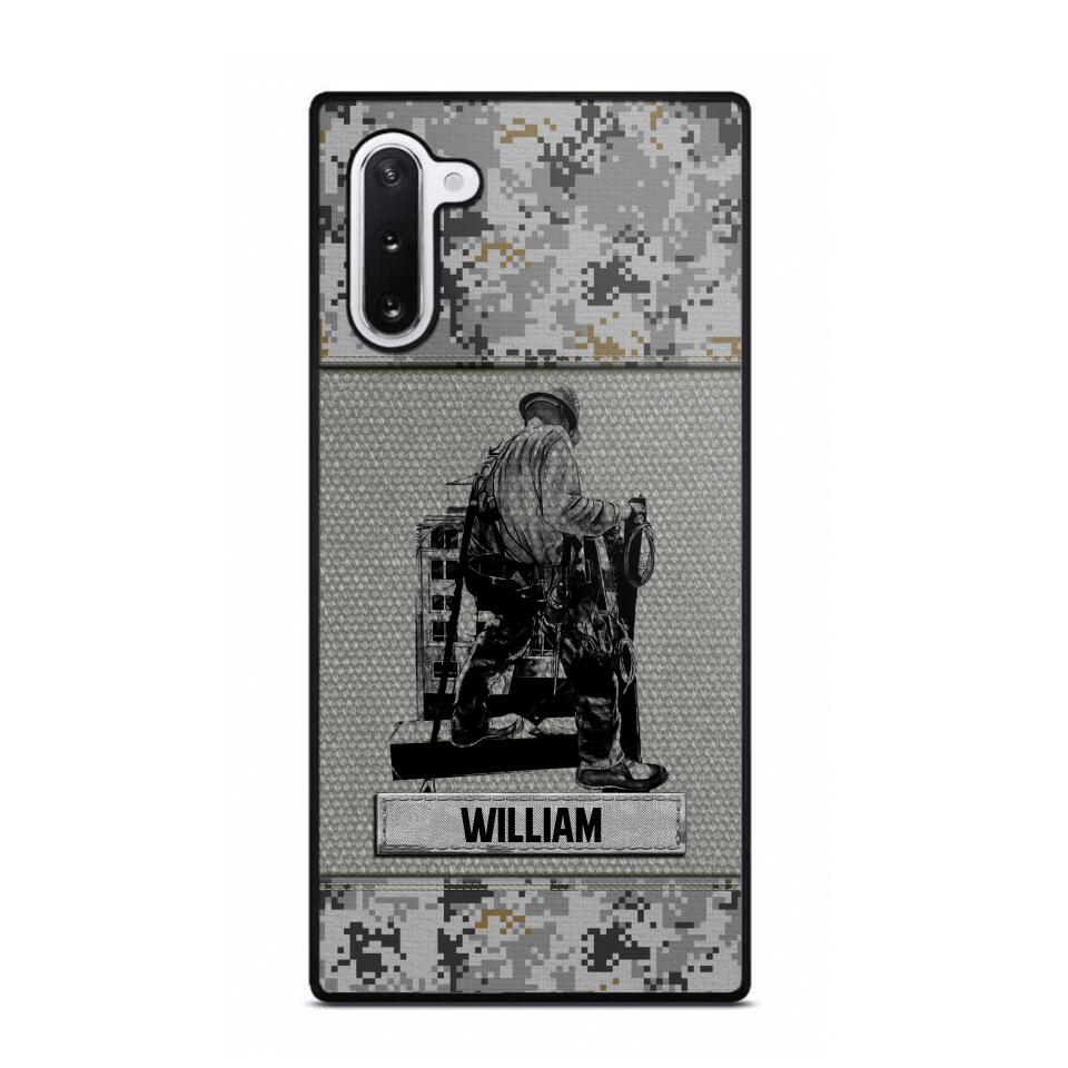 Personalized Ironworker Camo Phone Case Printed 22JUL-HQ23