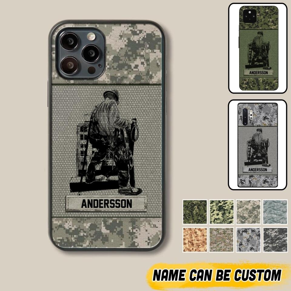 Personalized Ironworker Camo Phone Case Printed 22JUL-HQ23