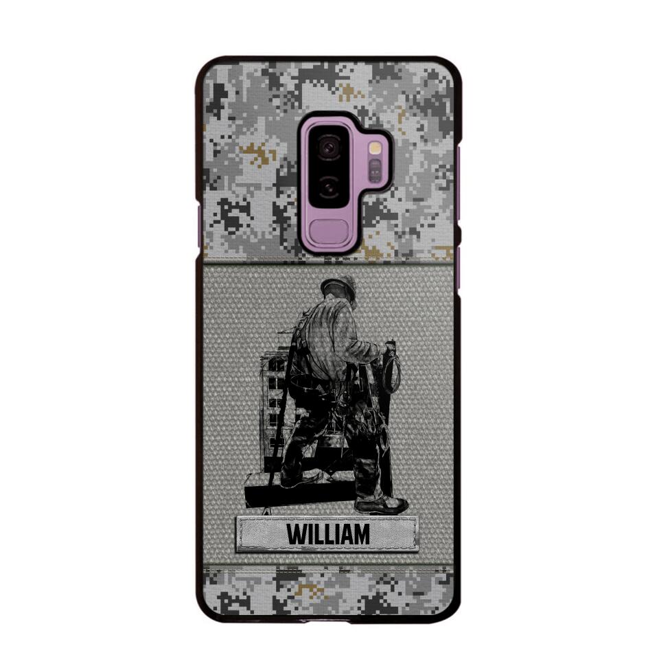 Personalized Ironworker Camo Phone Case Printed 22JUL-HQ23