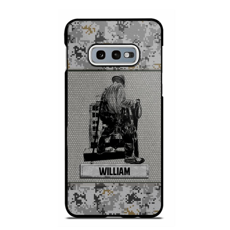 Personalized Ironworker Camo Phone Case Printed 22JUL-HQ23