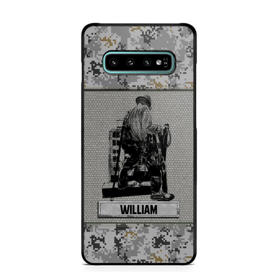 Personalized Ironworker Camo Phone Case Printed 22JUL-HQ23