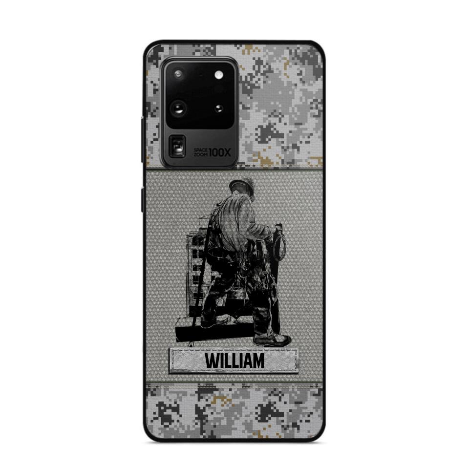 Personalized Ironworker Camo Phone Case Printed 22JUL-HQ23