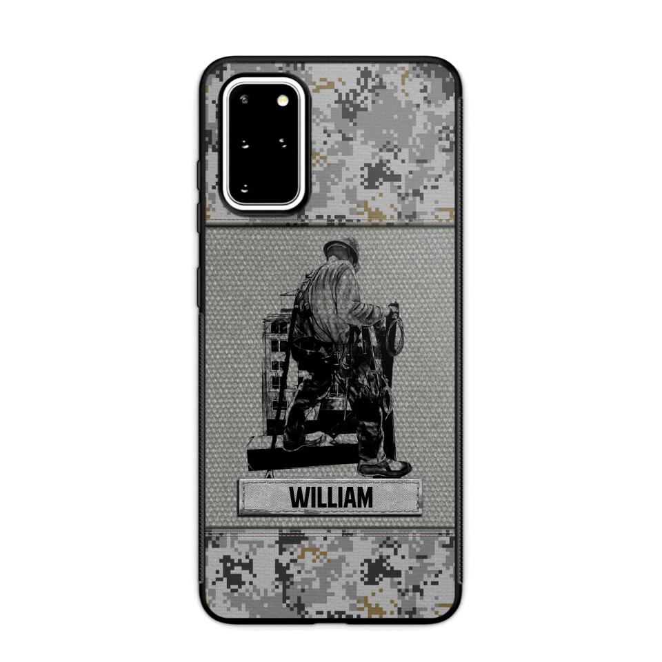 Personalized Ironworker Camo Phone Case Printed 22JUL-HQ23