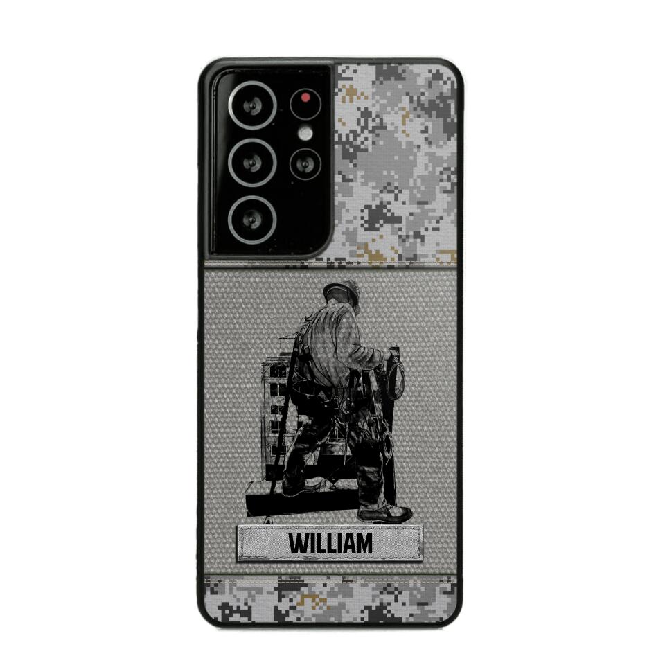 Personalized Ironworker Camo Phone Case Printed 22JUL-HQ23