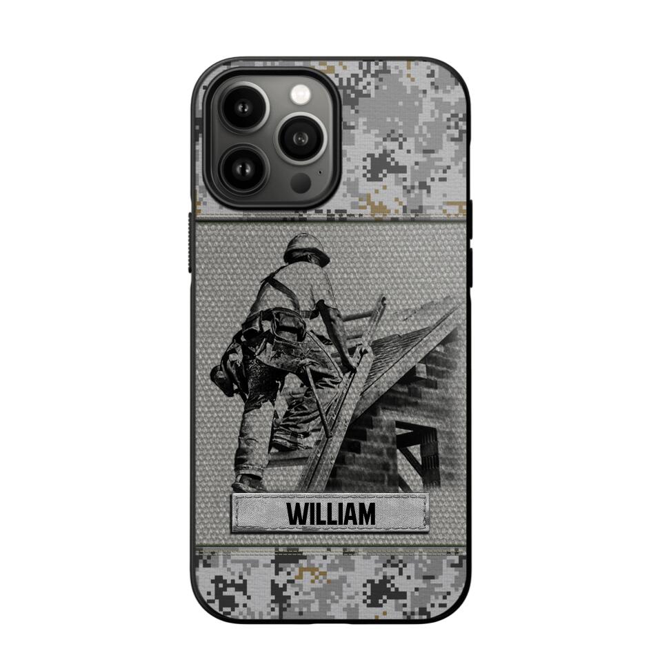 Personalized Roofer Camo Phone Case Printed 22JUL-HQ23